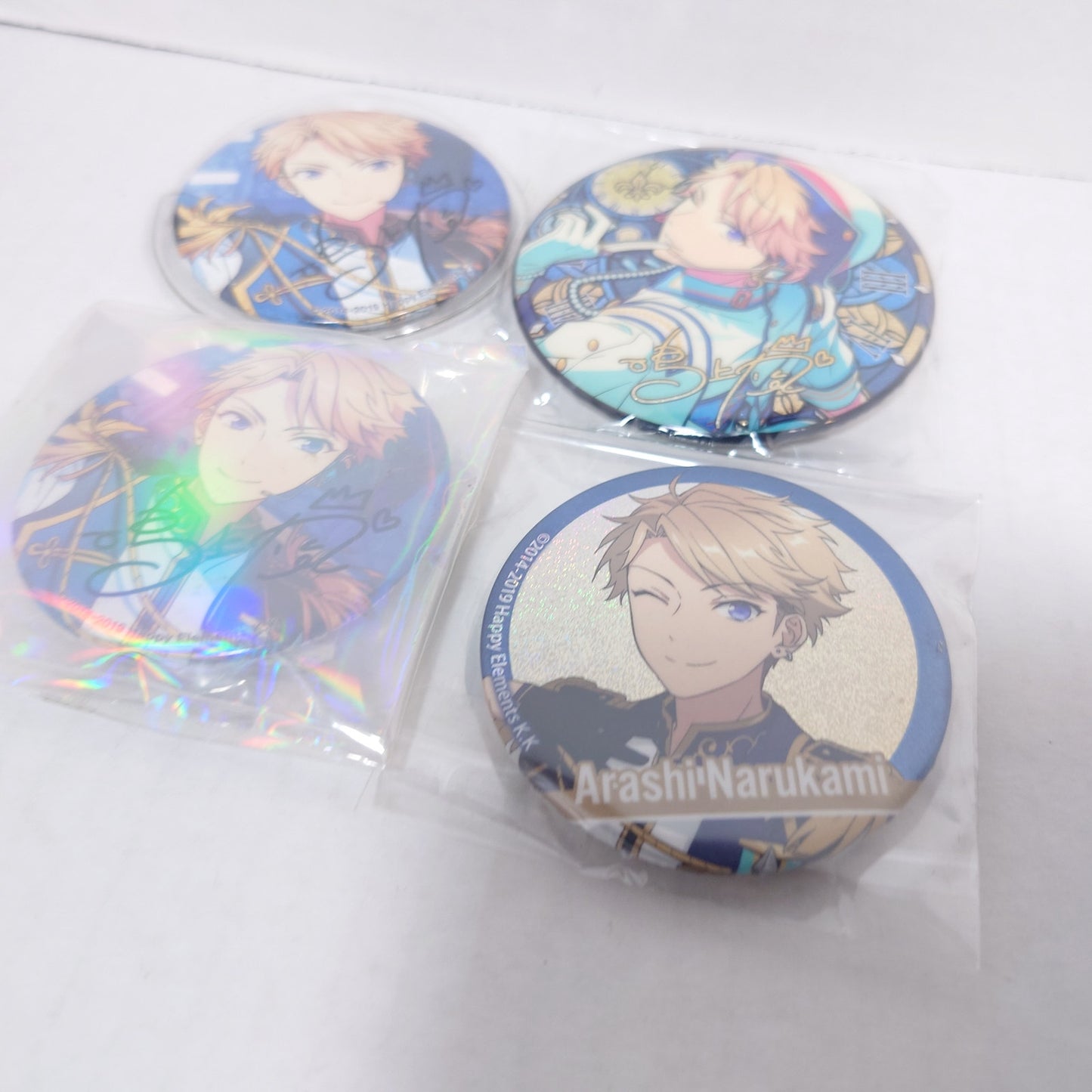 Arashi Narukami Knights Ensemble Stars Pin Button Set