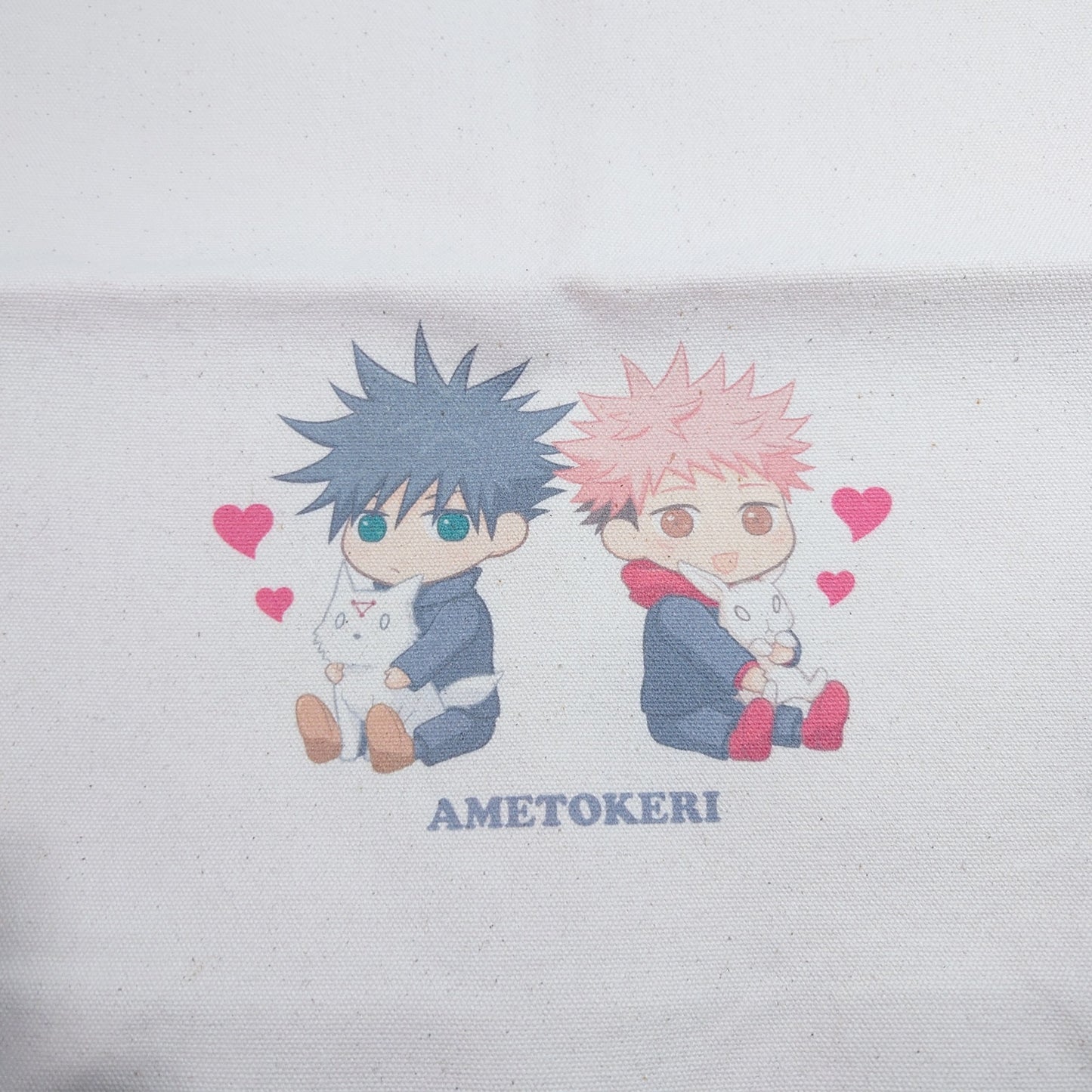 Yuji Itadori x Megumi Fushiguro Jujutsu Kaisen Doujin Tote Bag