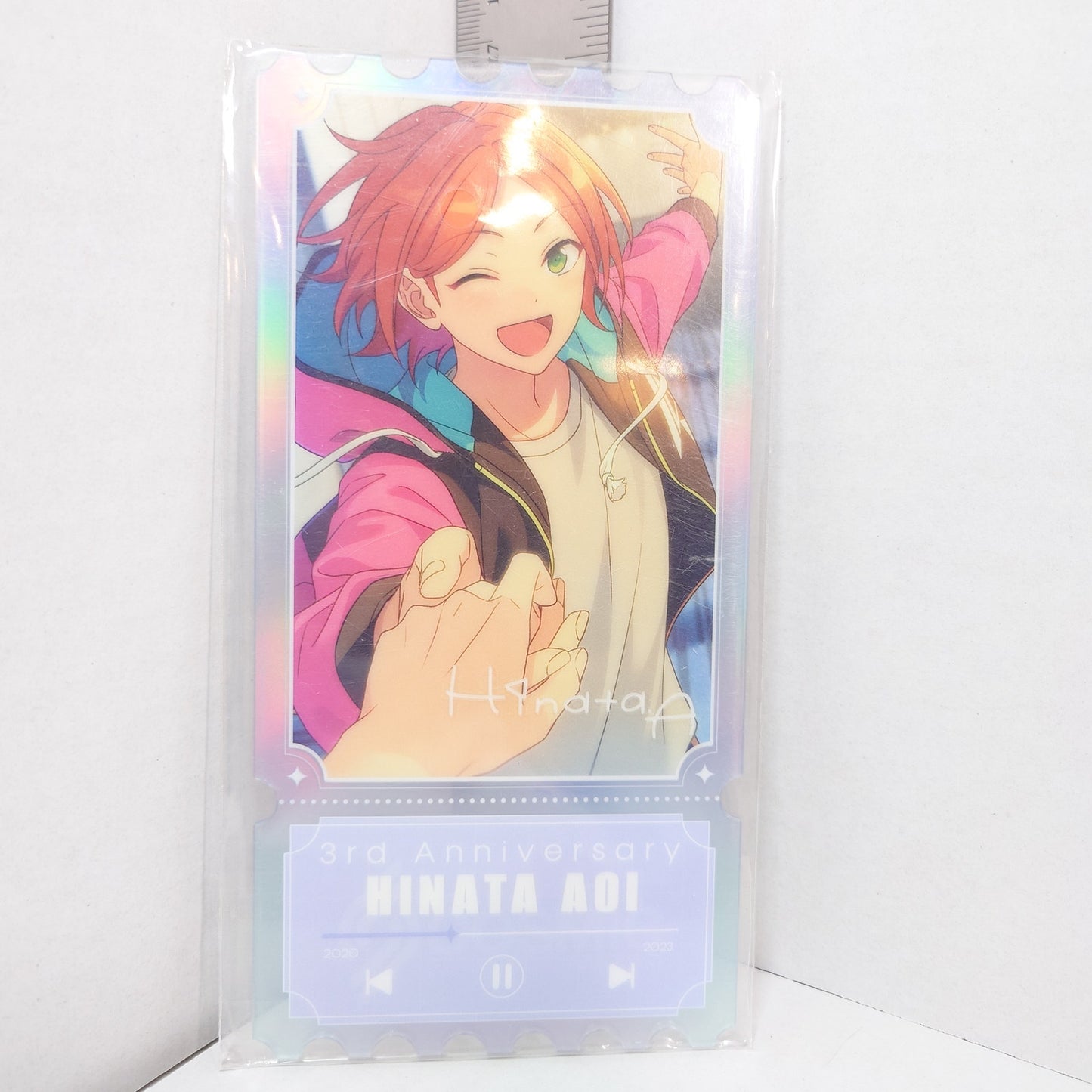 Hinata Aoi 2wink Ensemble Stars Kr 3rd Anniversary Acrylic Ticket