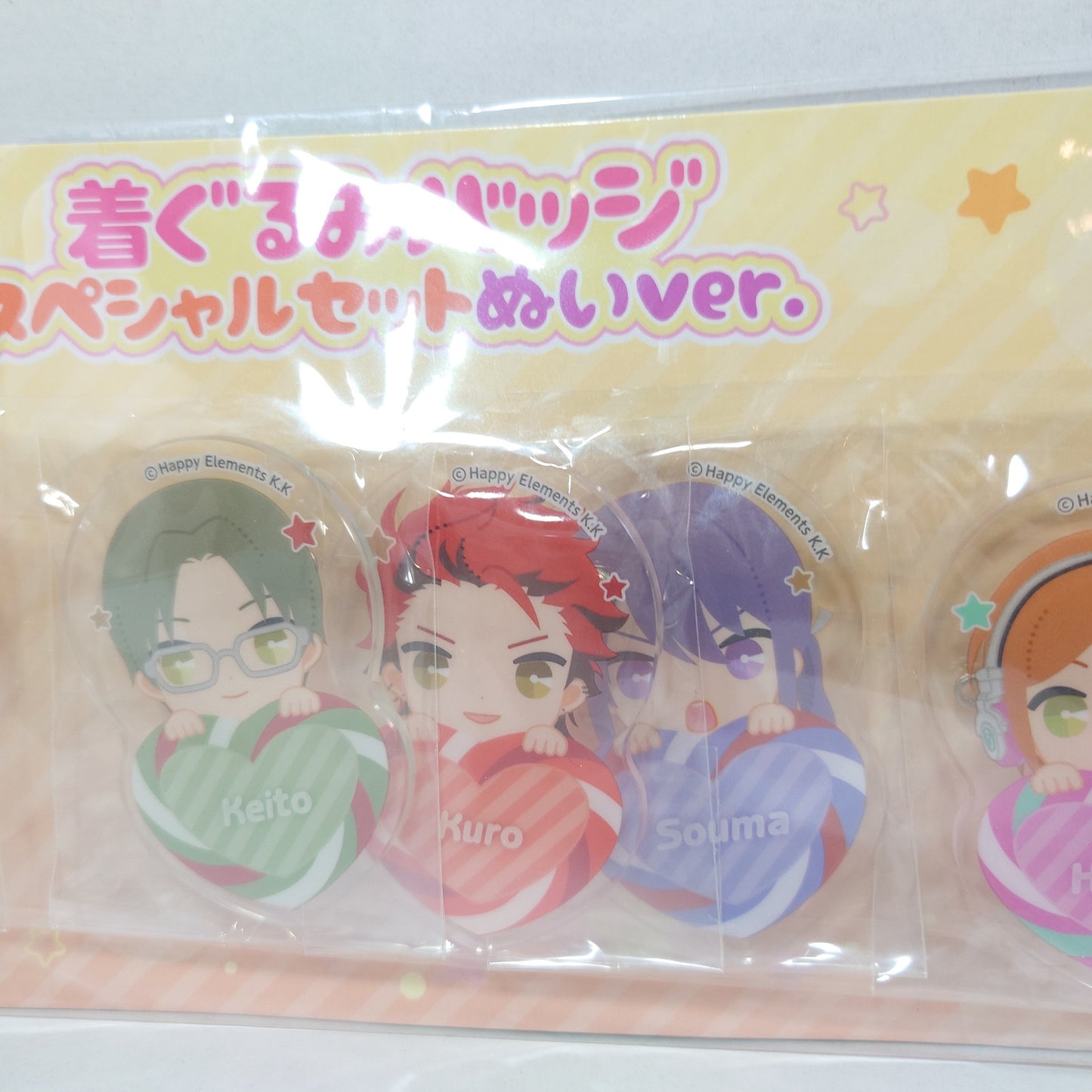 AKATSUKI & 2wink Ensemble Stars Kigurumi Badge Set