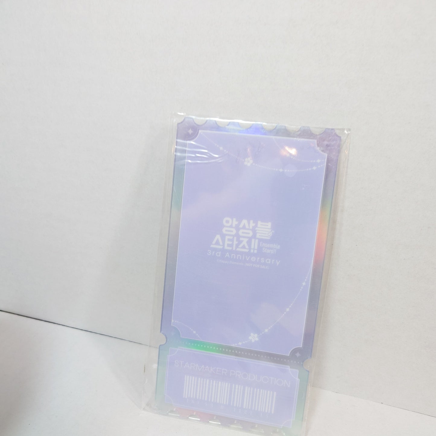 Aira Shiratori ALKALOID Ensemble Stars KR 3rd Anniversary Acrylic Ticket