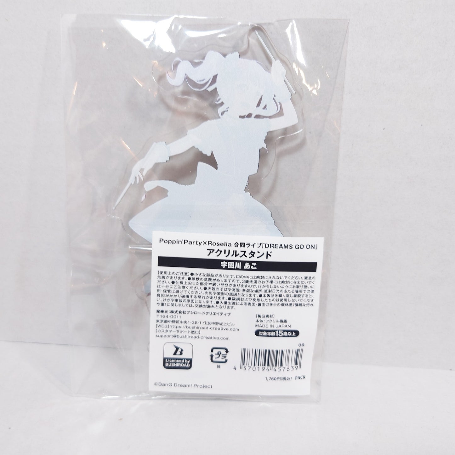 Ako Udagawa Roselia Poppin'Party x Roselia Joint Live "DREAMS GO ON" Acrylic Stand