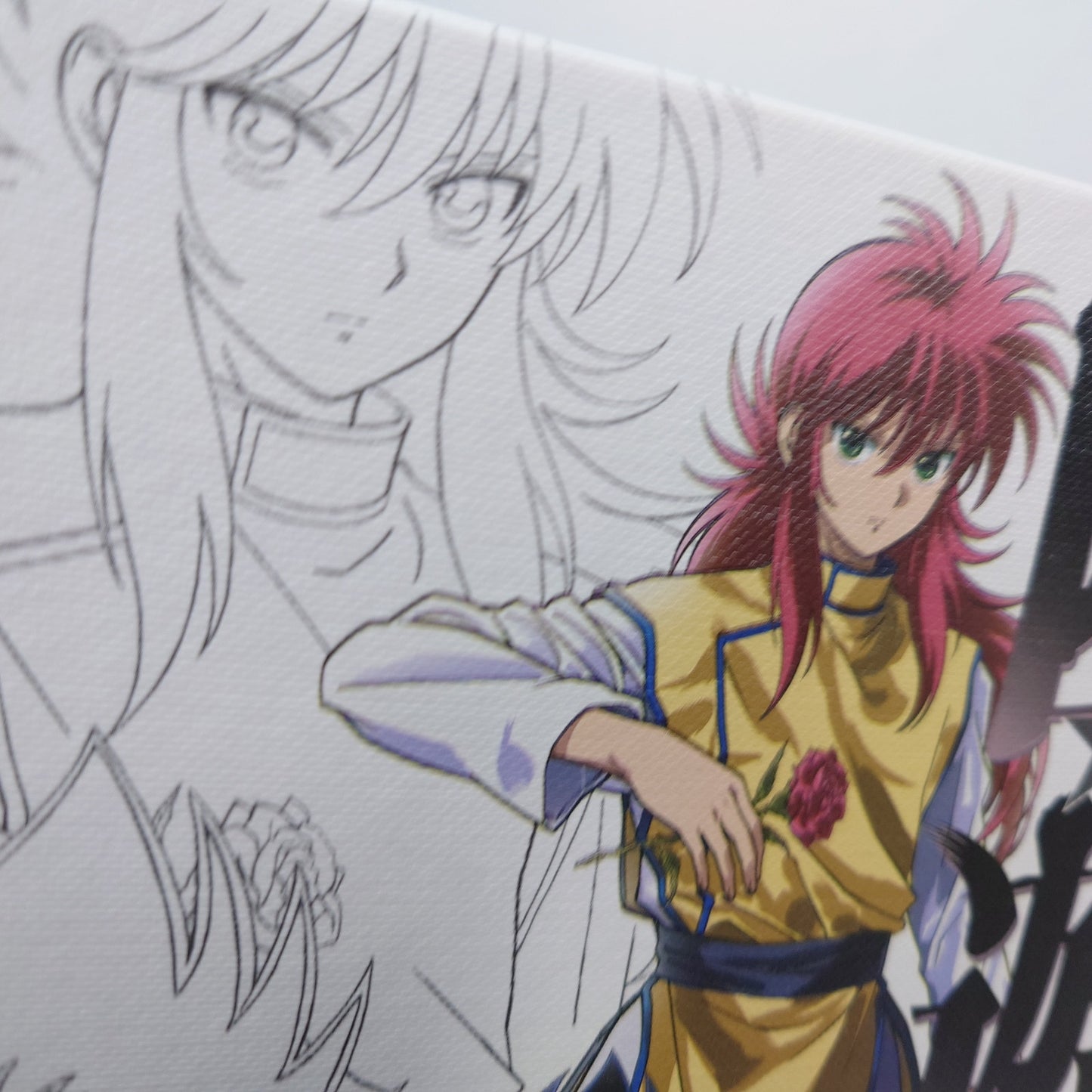 Hiei & Kurama YuYu Hakusho Ichiban Kuji Canvas Board