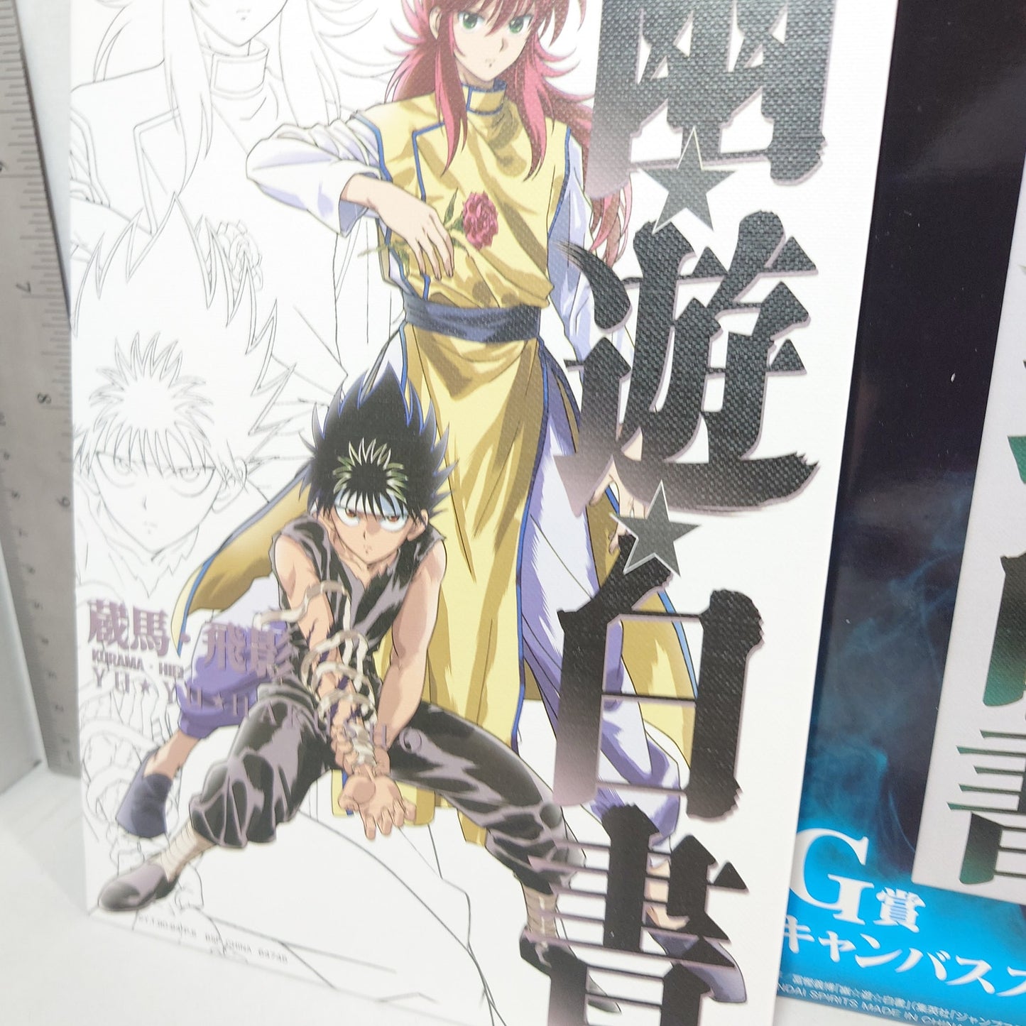 Hiei & Kurama YuYu Hakusho Ichiban Kuji Canvas Board