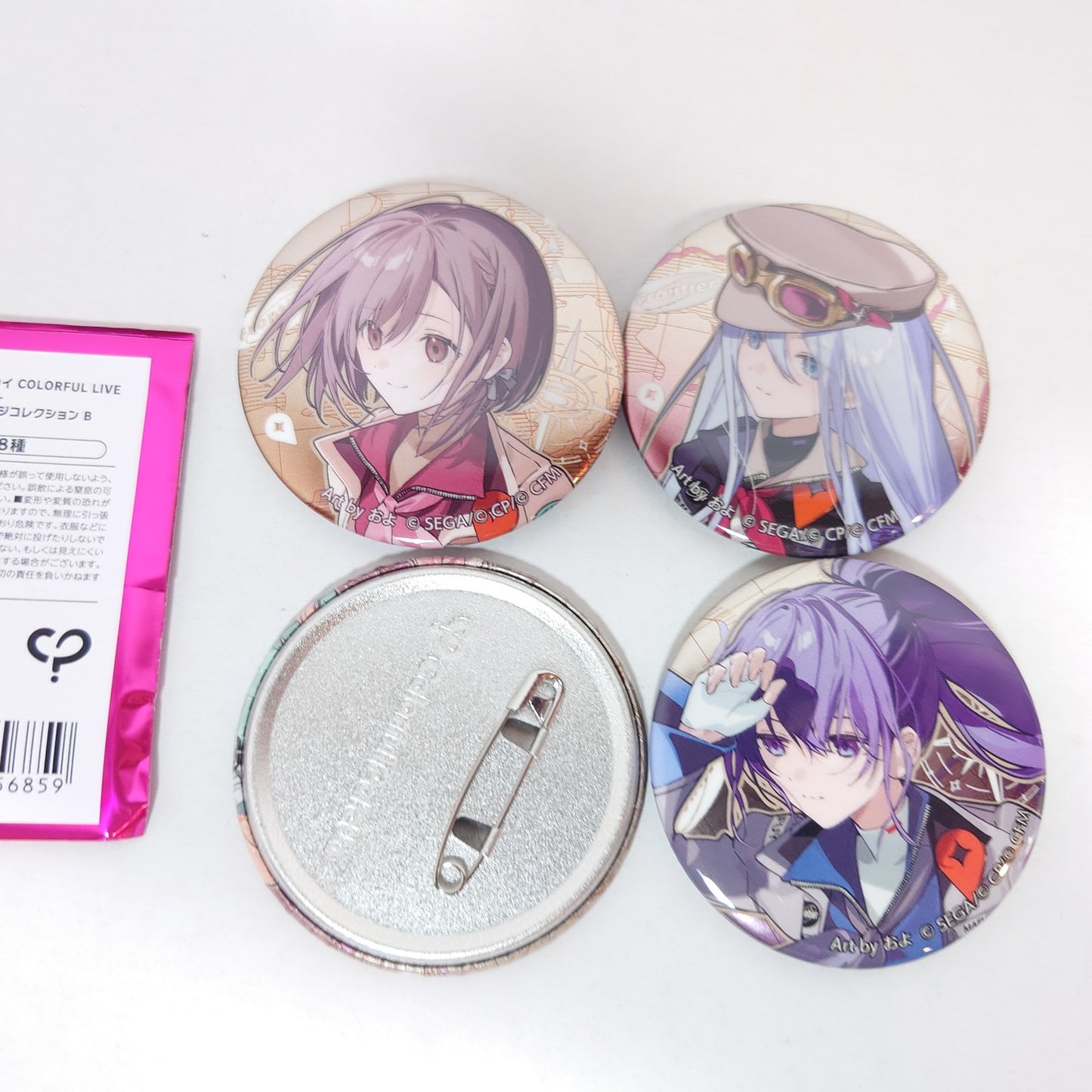 25-ji, Night Code de. Project Sekai COLORFUL LIVE 5th Frontier Badge Set