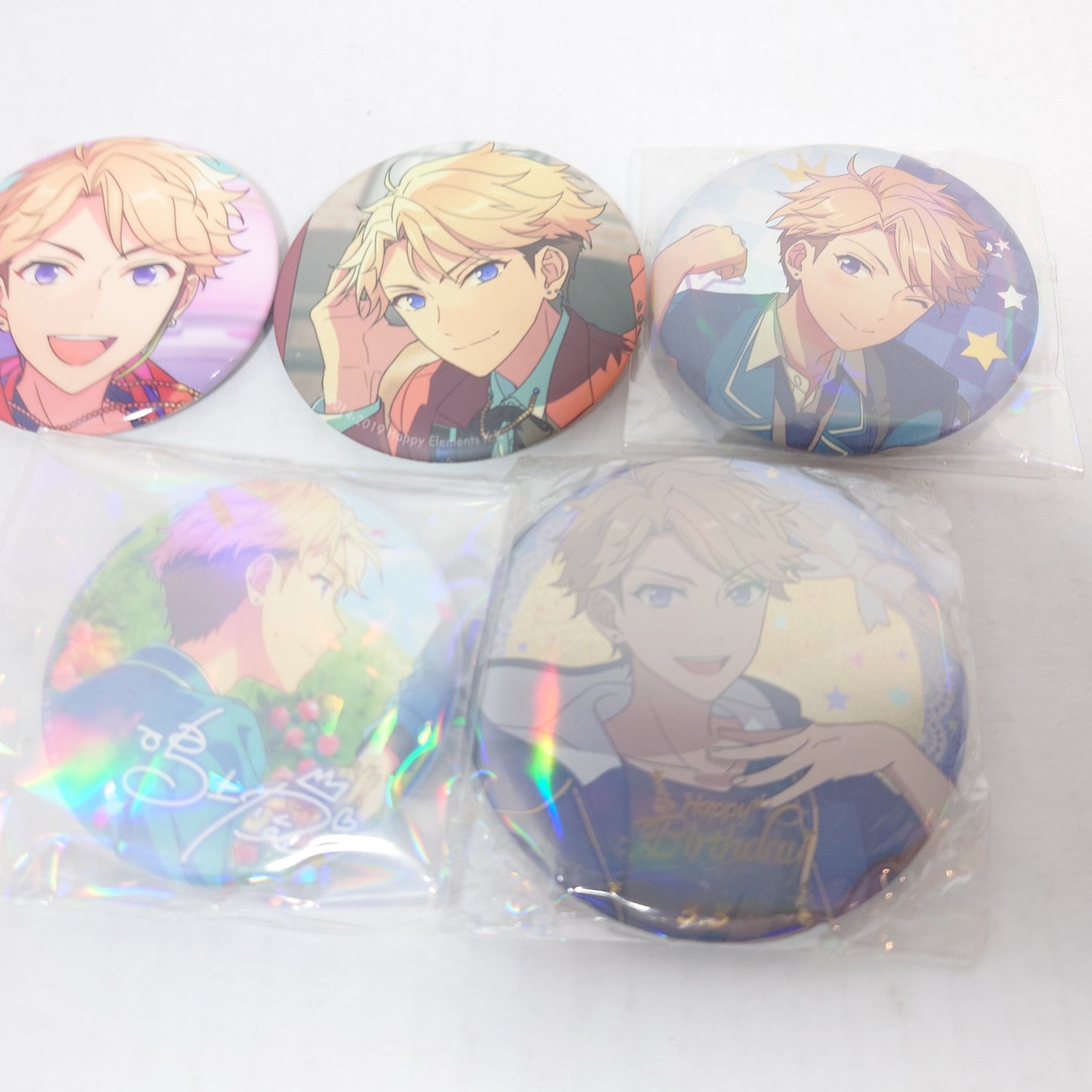 Arashi Narukami Knights Ensemble Stars Pin Button Set