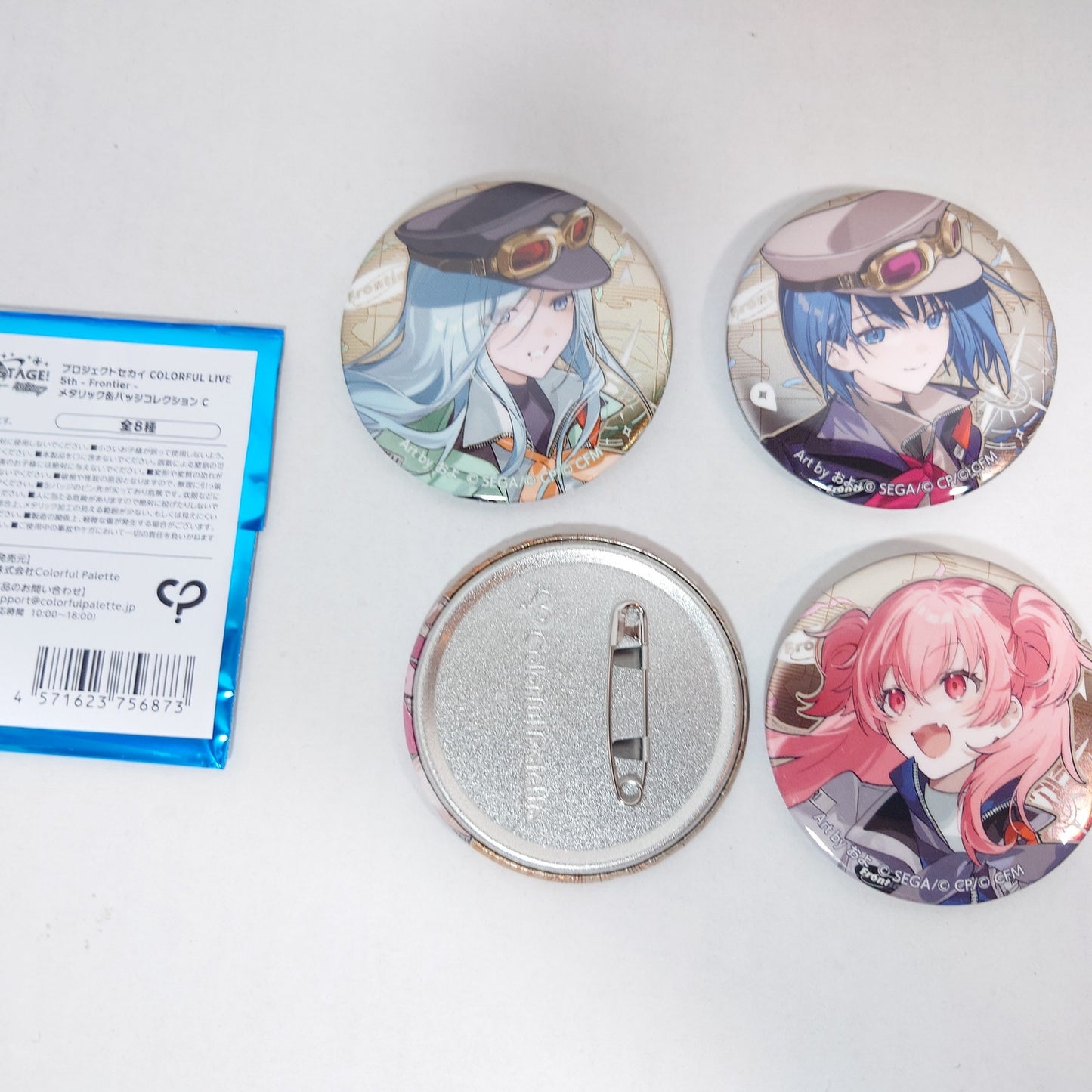 MORE MORE JUMP Project Sekai COLORFUL LIVE 5th Frontier Badge Set