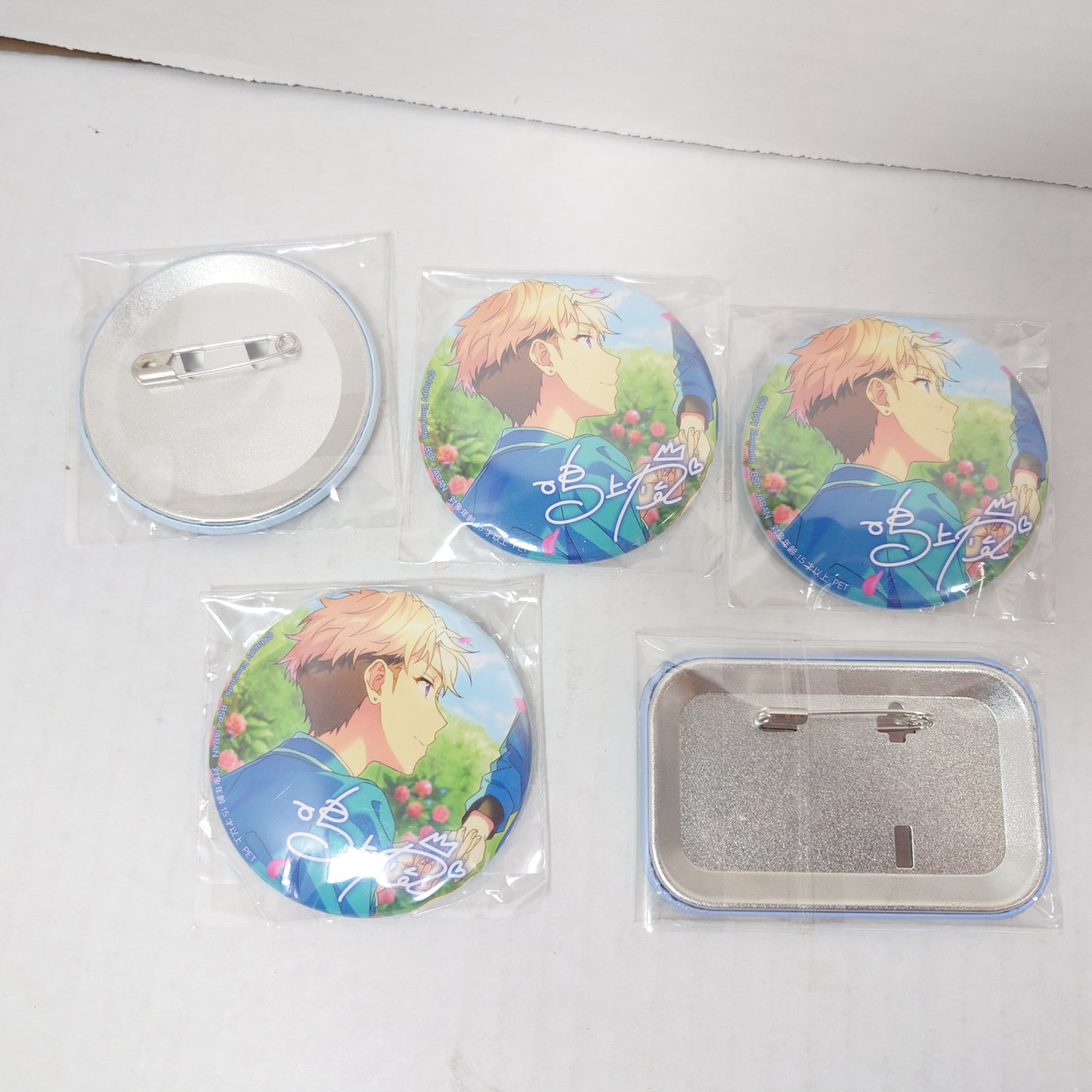 Arashi Narukami Knights Ensemble Stars Pin Button Set