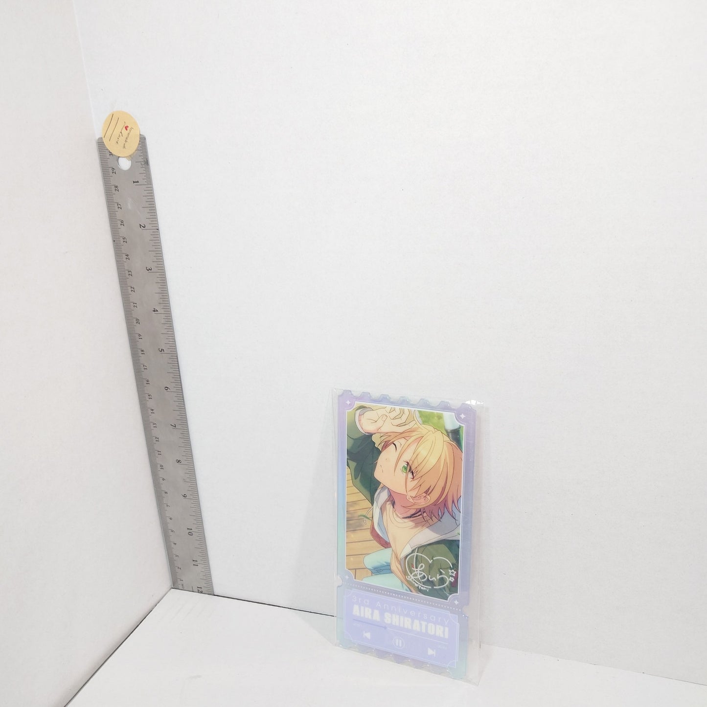 Aira Shiratori ALKALOID Ensemble Stars KR 3rd Anniversary Acrylic Ticket