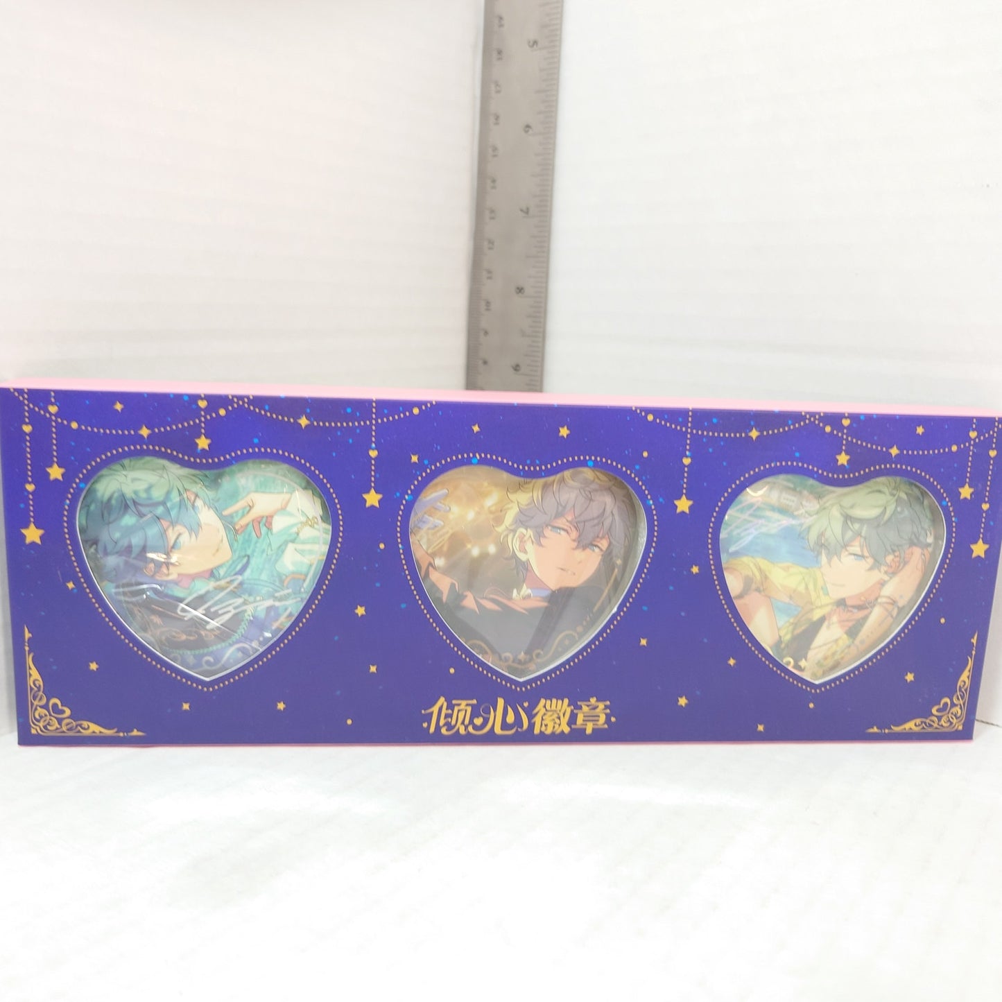 Izumi Sena Knights Ensemble Stars CN Valentine Heart Badge Pin Set