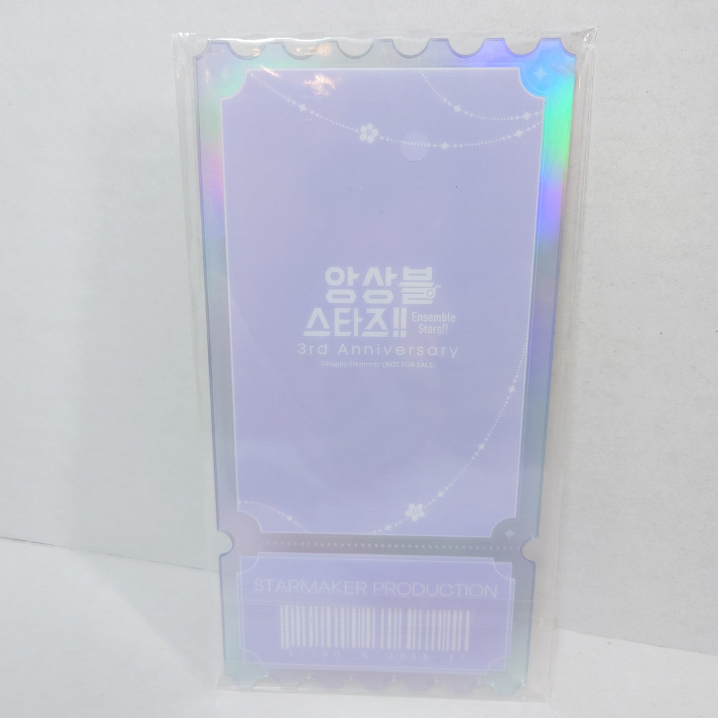 Yuzuru Fushimi fine Ensemble Stars KR 3rd Anniversary Acrylic Ticket