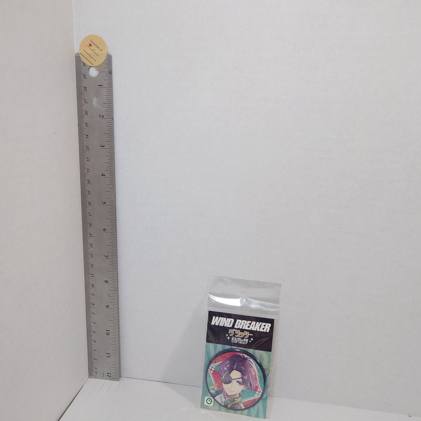 Hayato Suo WIND BREAKER Glitter Badge Pin