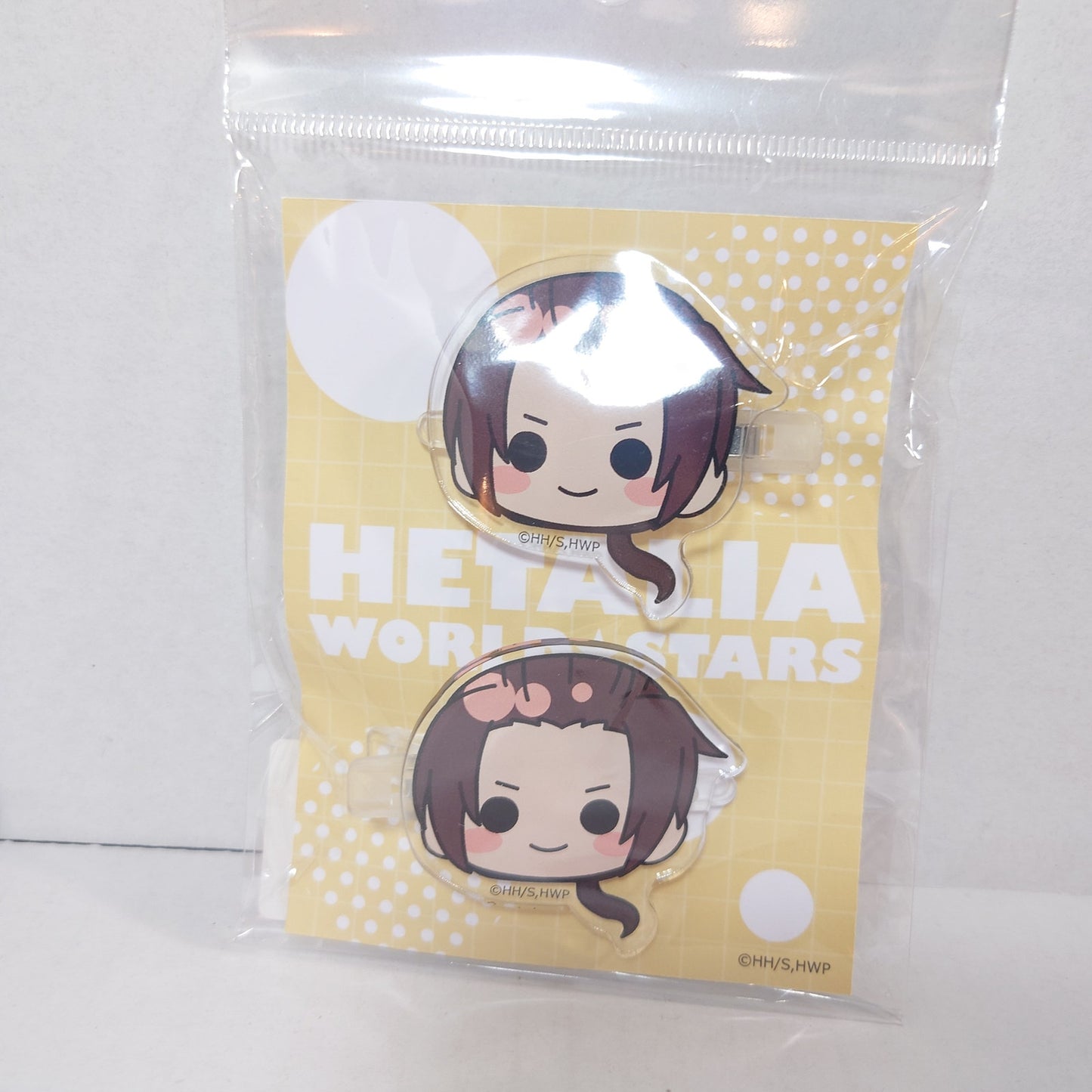 China Hetalia World Stars Acrylic Hair Clip Set
