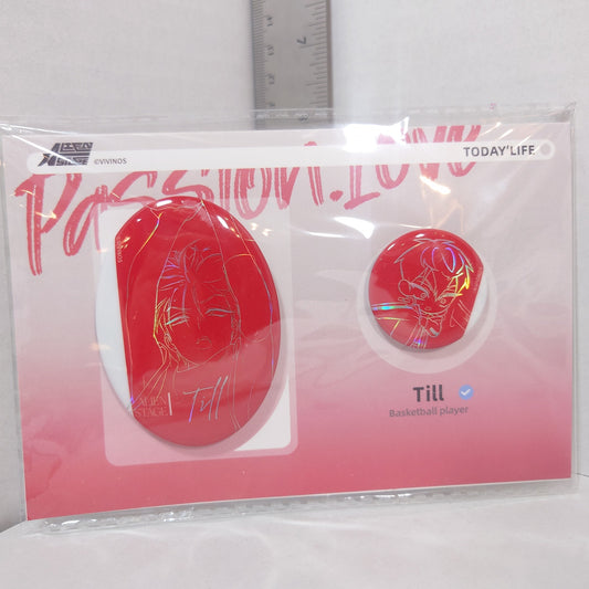 Till Alien Stage Passion Love Badge Set