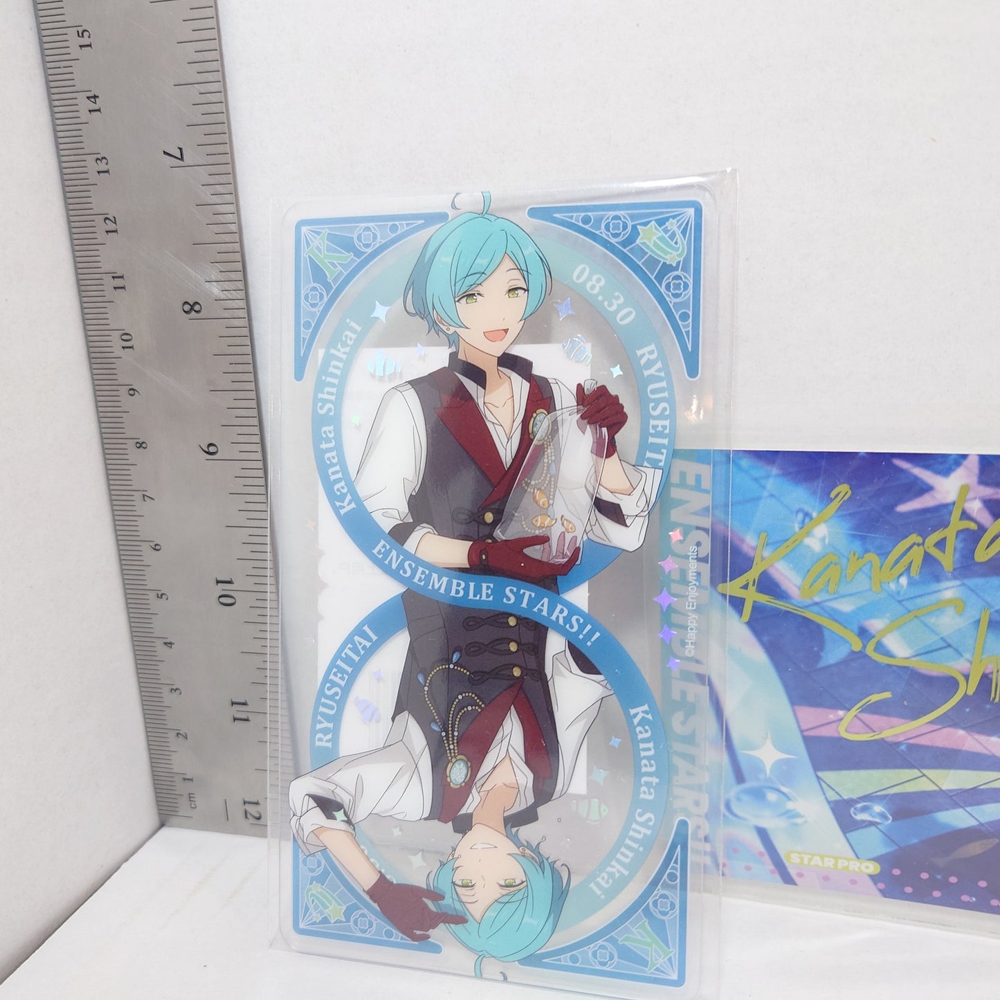 Kanata Shinkai RYUSEITAI Ensemble Stars Acrylic Card & Birthday Ticket Set