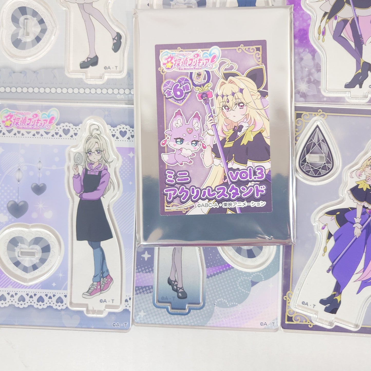 COMPLETE SET Cure Arcana Shadow Pretty Cure (Precure) Star Detective (Meitantei) Acrylic Stand