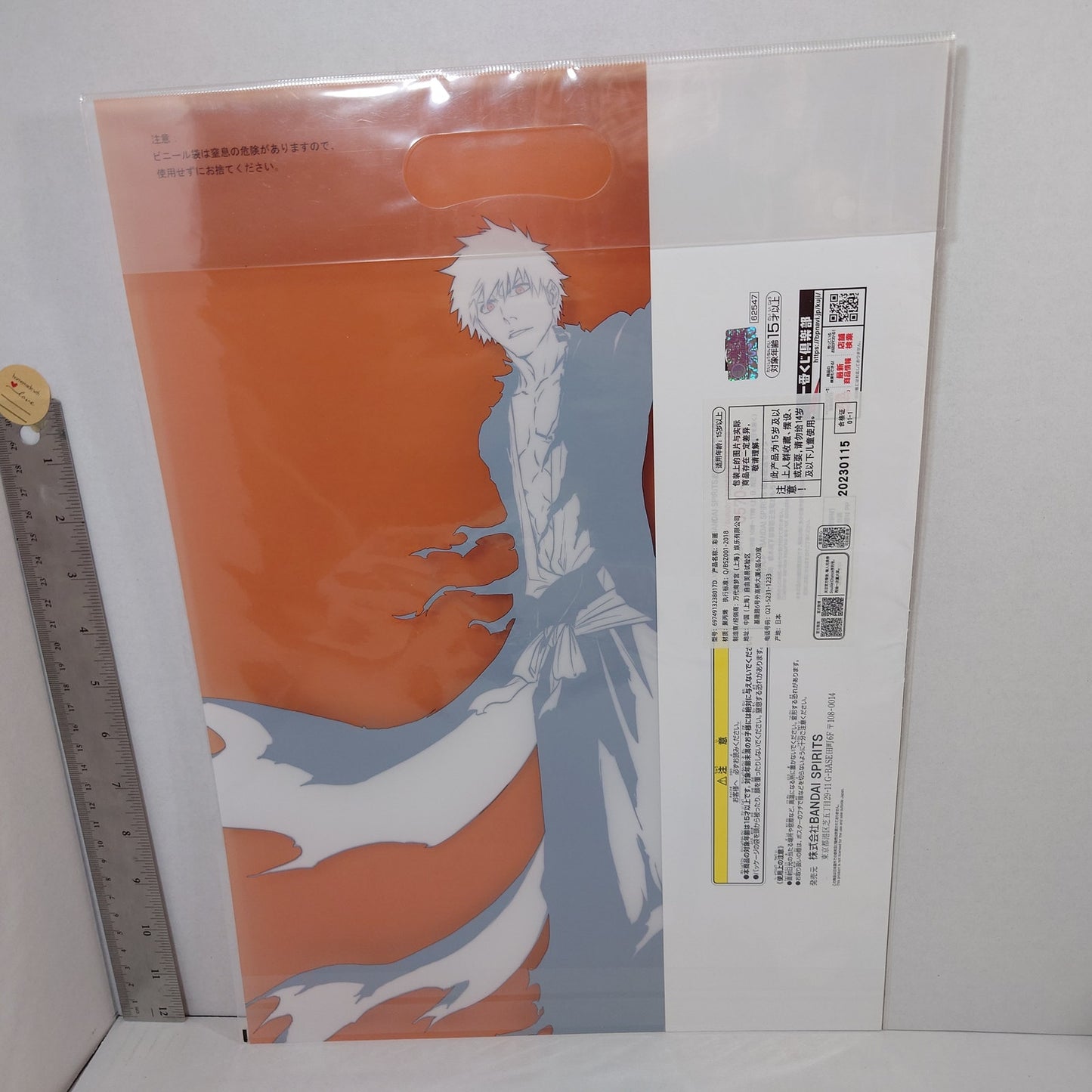 Ichigo Kurosaki BLEACH TYBW Ichiban Kuji Clear Poster