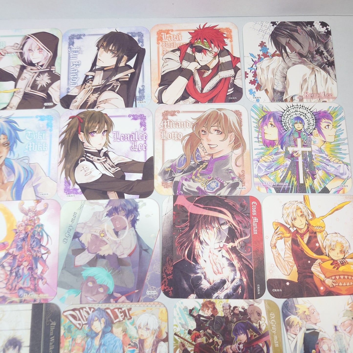 COMPLETE SET D.gray-man Art Coaster Collection