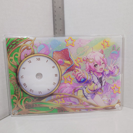 Lumina Ichihoshi Unichord D4DJ 5th Anniversary Acrylic Clock
