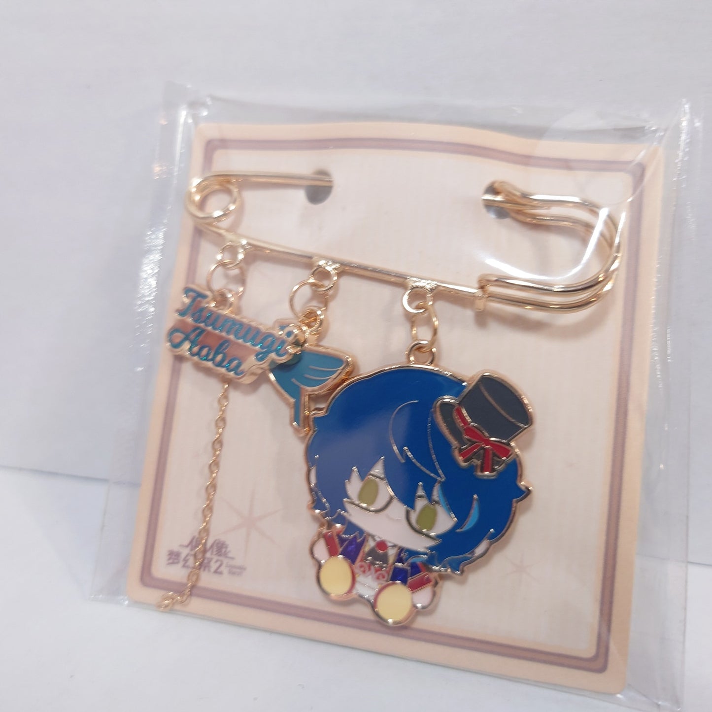 Tsumugi Aoba Switch Ensemble Stars CN Pin Brooch