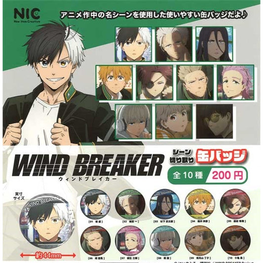 COMPLETE SET WIND BREAKER Gashapon Badge Pin