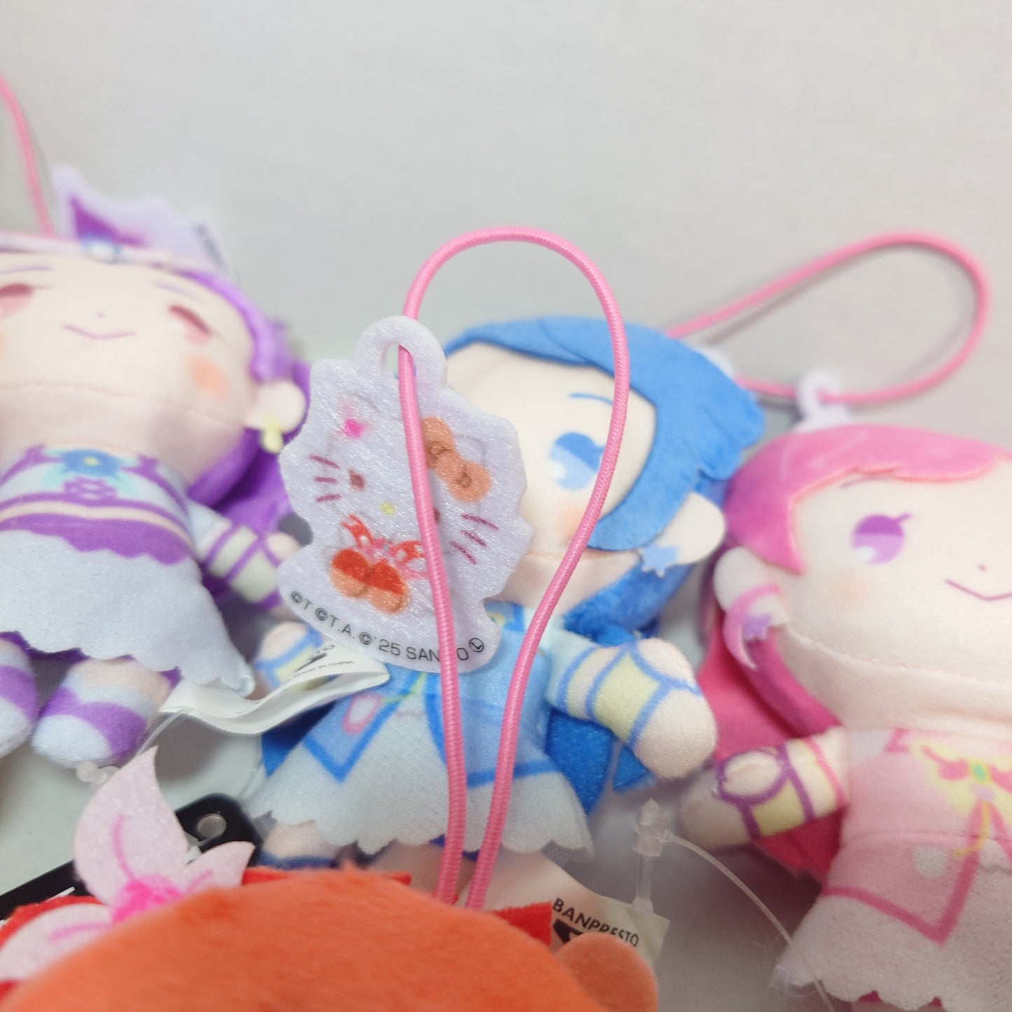 Pretty Cure (Precure) x Sanrio Keychain Plush Set