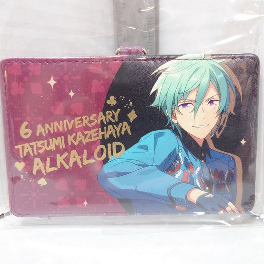 Tatsumi Kazehaya ALKALOID Ensemble Stars CN 6th Anniversary Pass Case