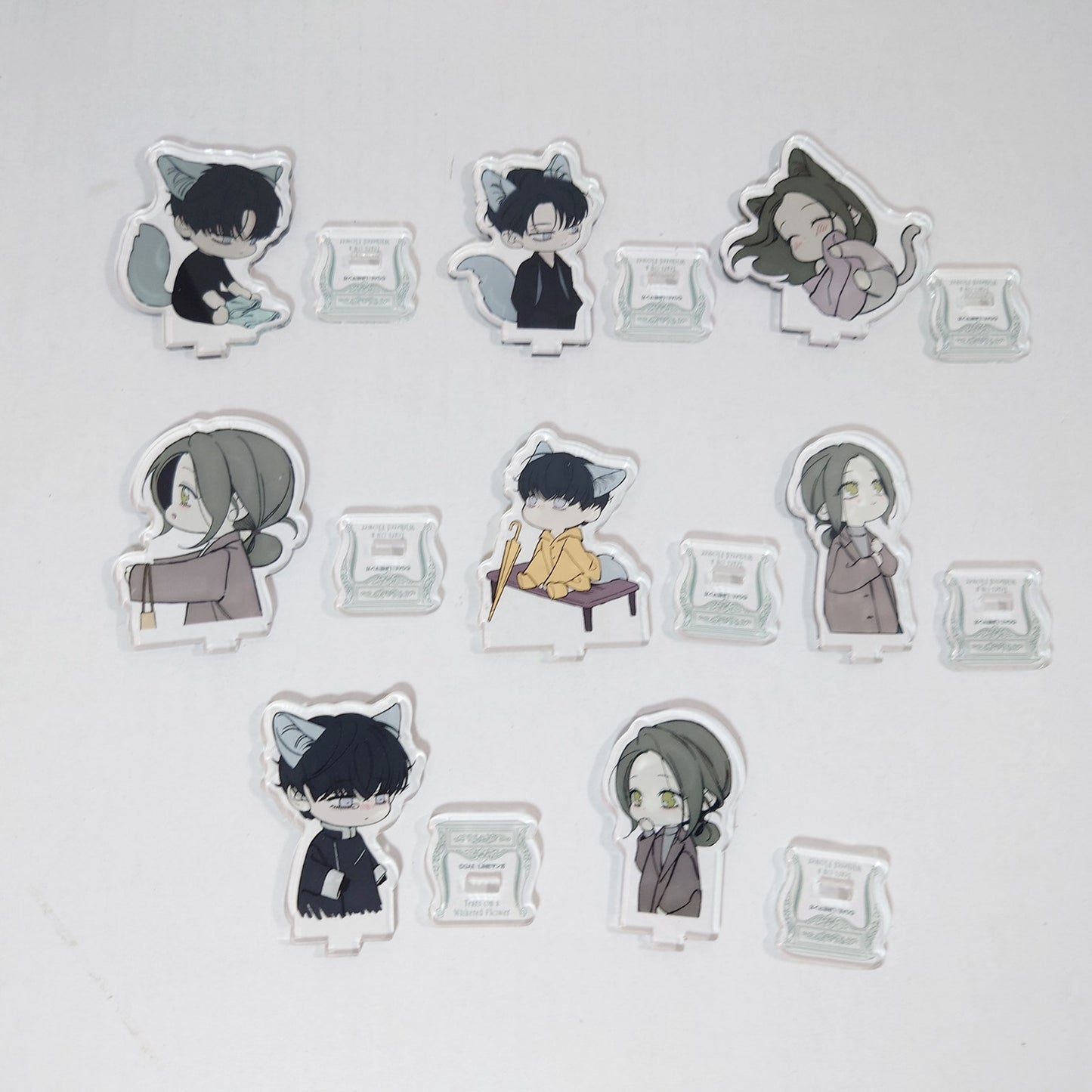 COMPLETE SET Tears on a Withered Flower Acrylic Stand
