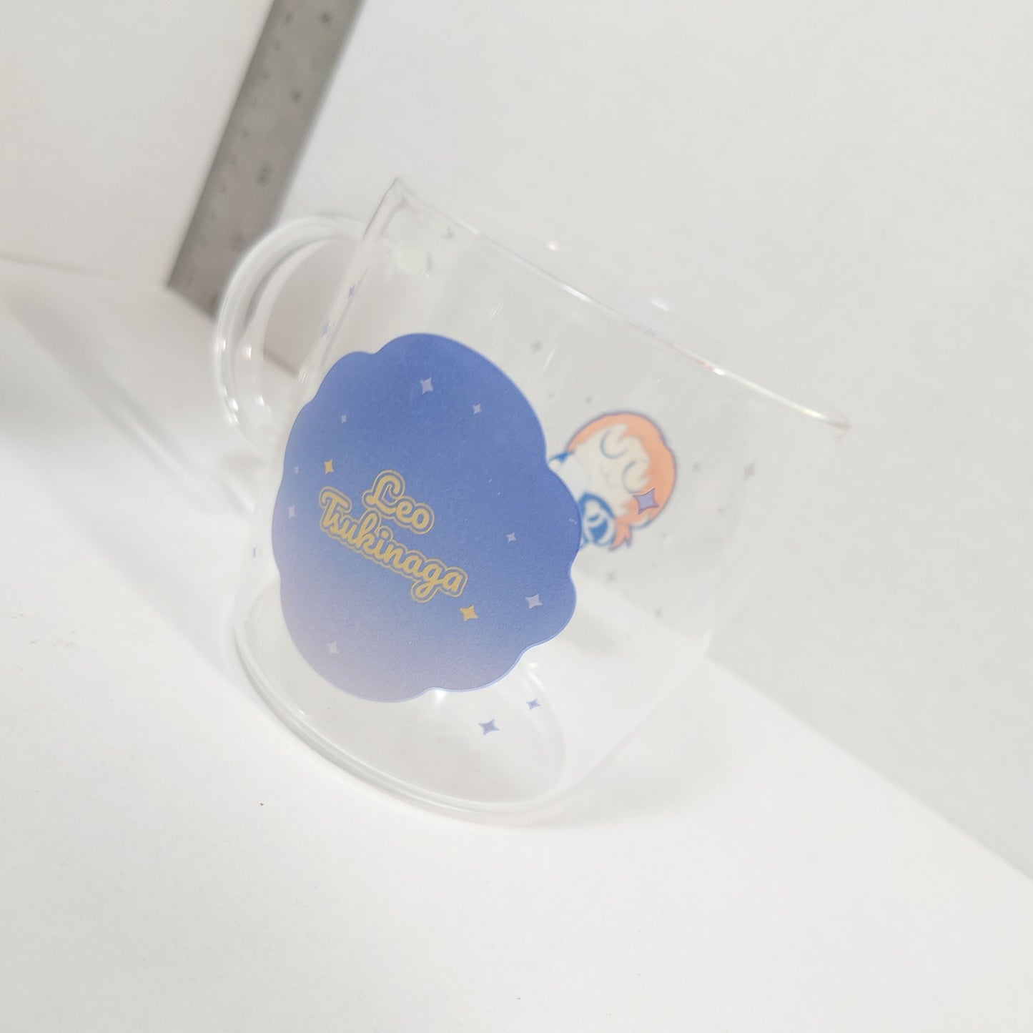 Leo Tsukinaga Knights Ensemble Stars x Okawa Bkub Glass Cup Mug