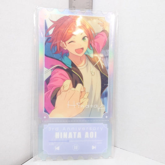 Hinata Aoi 2wink Ensemble Stars Kr 3rd Anniversary Acrylic Ticket