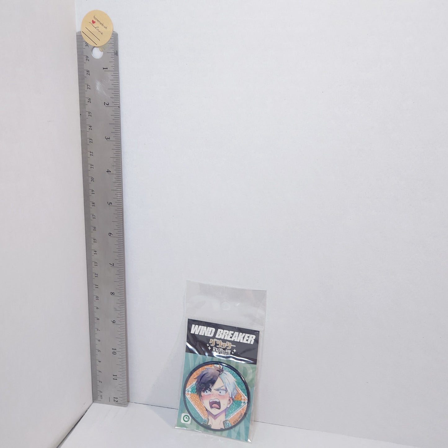 Sakura Haruka WIND BREAKER Glitter Badge Pin