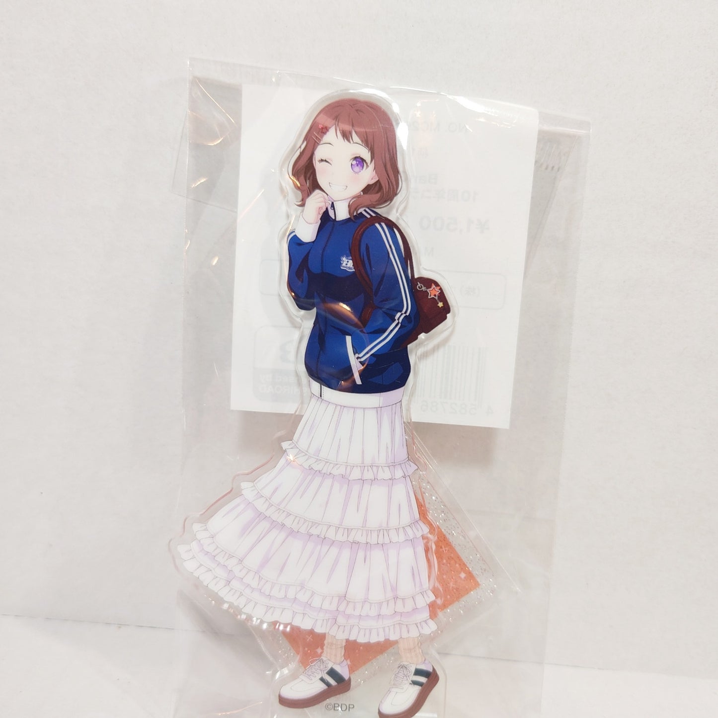 Kasumi Toyama Poppin'Party Bang Dream! x WEGO 10th Anniversary Acrylic Stand