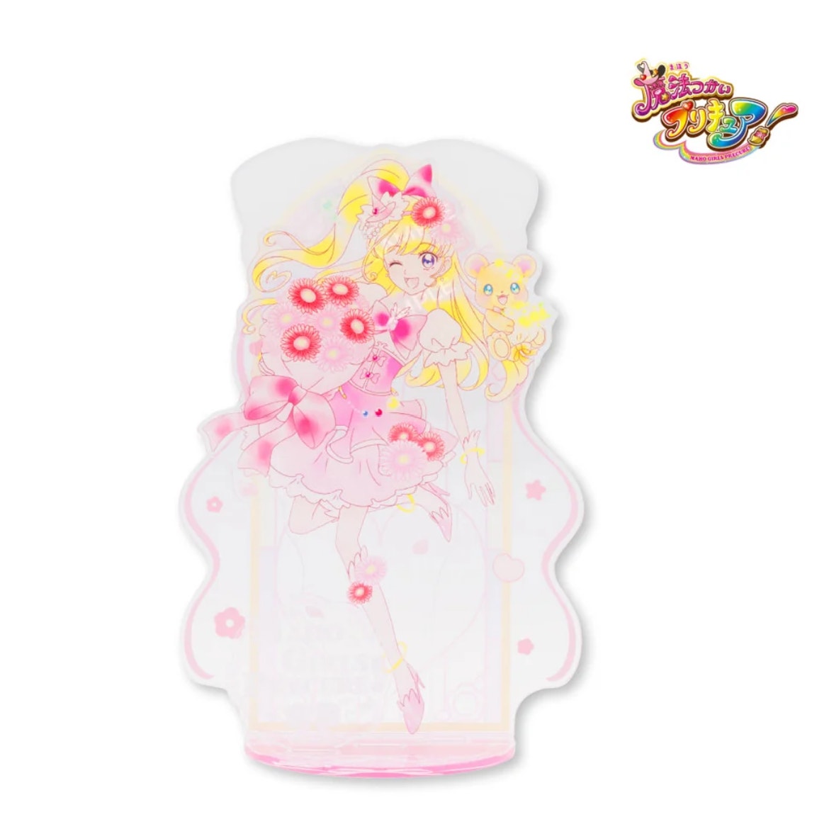 Cure Miracle Maho Tsugai Pretty Cure! (Precure ) 10th Anniversary Collab Cafe BIG ACRYLIC STAND