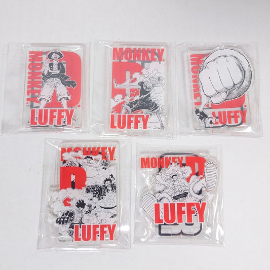 COMPLETE SET ONE PIECE Monkey D. Luffy GEAR Lucky Draw Acrylic Stand Collection