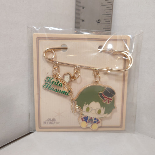 Keito Hasumi AKATSUKI Ensemble Stars CN Brooch Pin