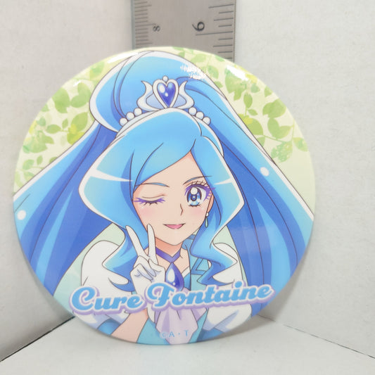 Cure Fontaine Pretty Cure (Precure) 20th Anniversary Badge 75mm Diameter