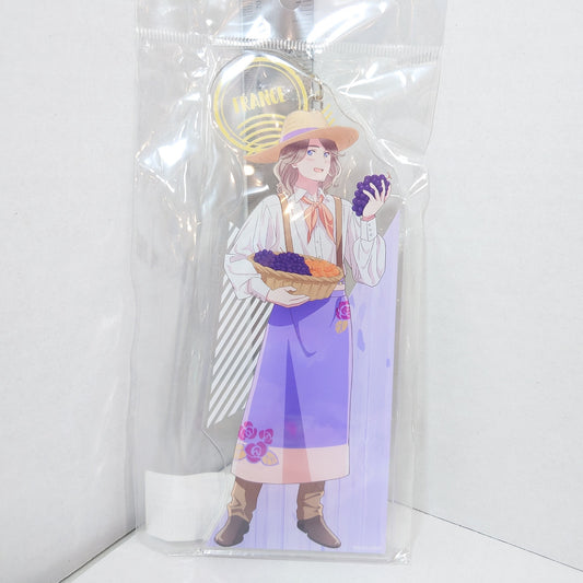 France Hetalia World Stars Farming BIG Acrylic Keychain
