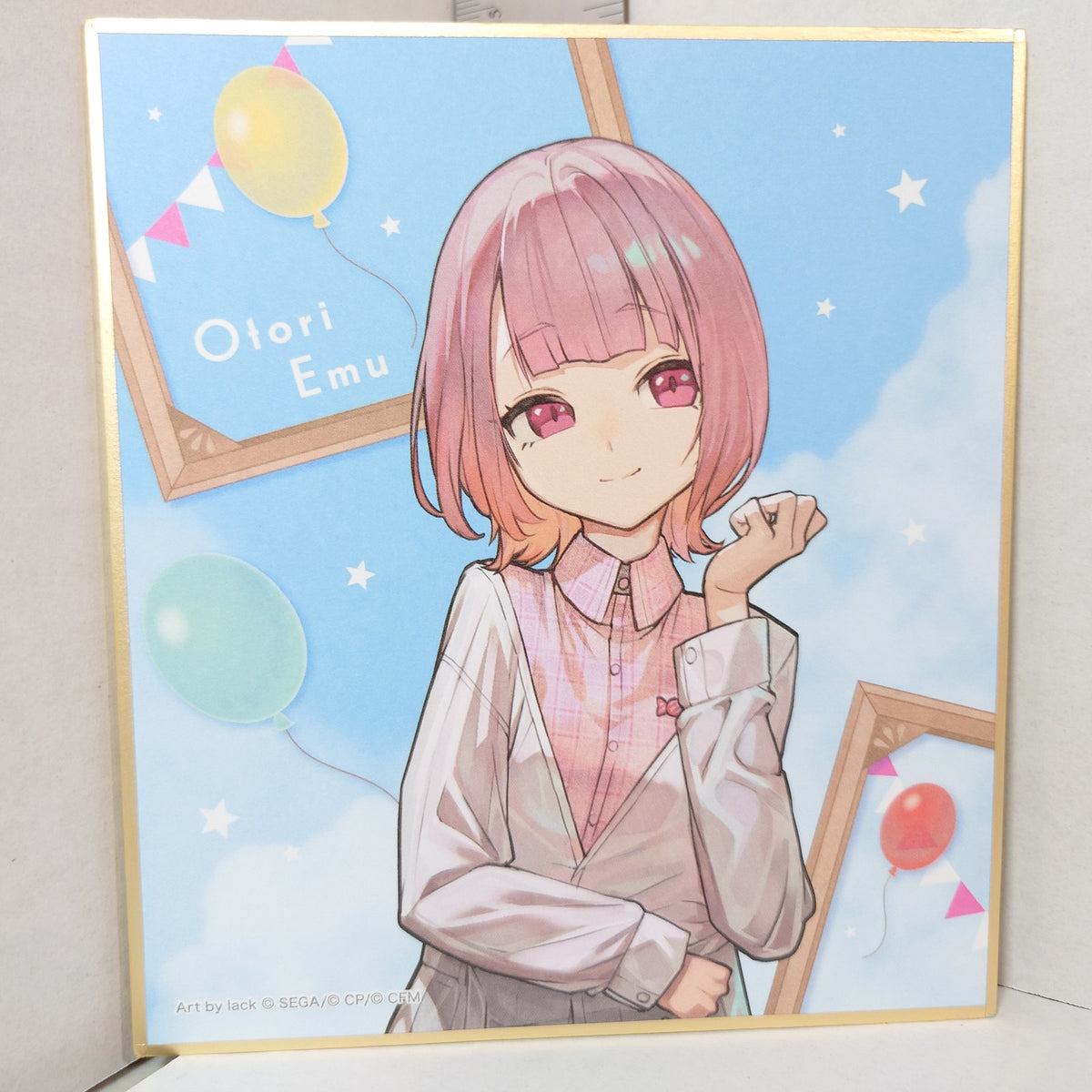 Emu Otori Wonderlands x Showtime Project Sekai x ZOZOTOWN Shikishi