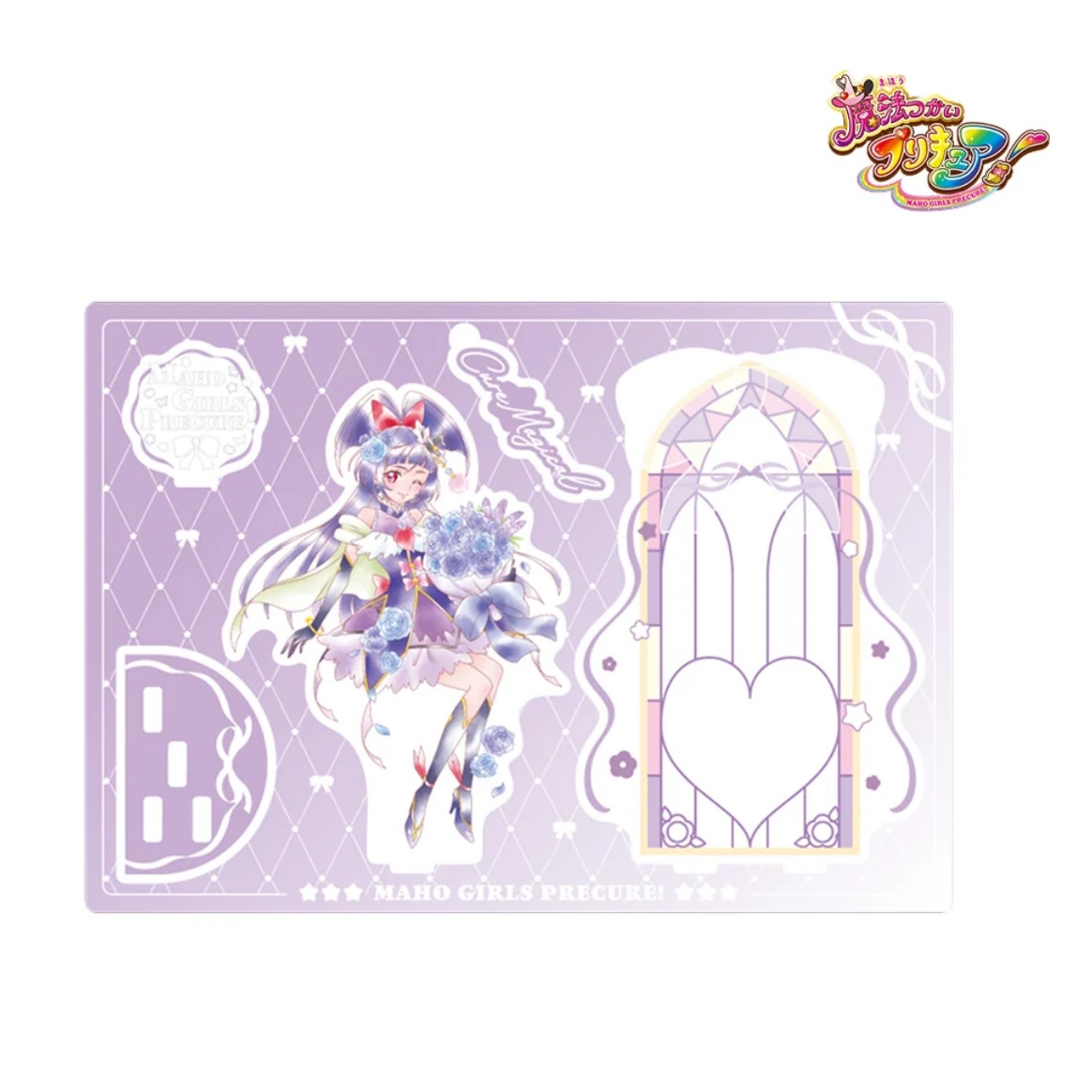 Cure Magical Maho Tsugai Pretty Cure! (Precure ) 10th Anniversary Collab Cafe BIG ACRYLIC STAND