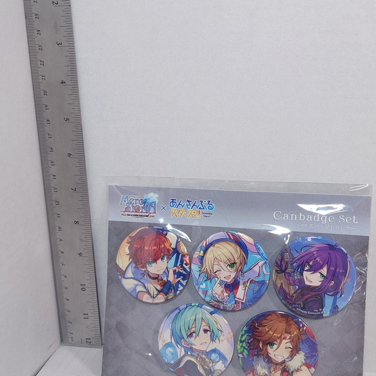 ALKALOID & MaM Ensemble Stars x Merc Storia Badge Set