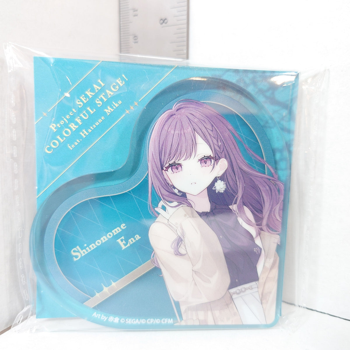 Ena Shinonome 25-ji, Night Code de. Project Sekai x ZOZOTOWN Acrylic Block