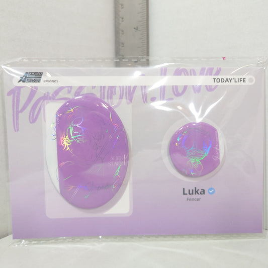 Luka Alien Stage Passion Love Badge Set