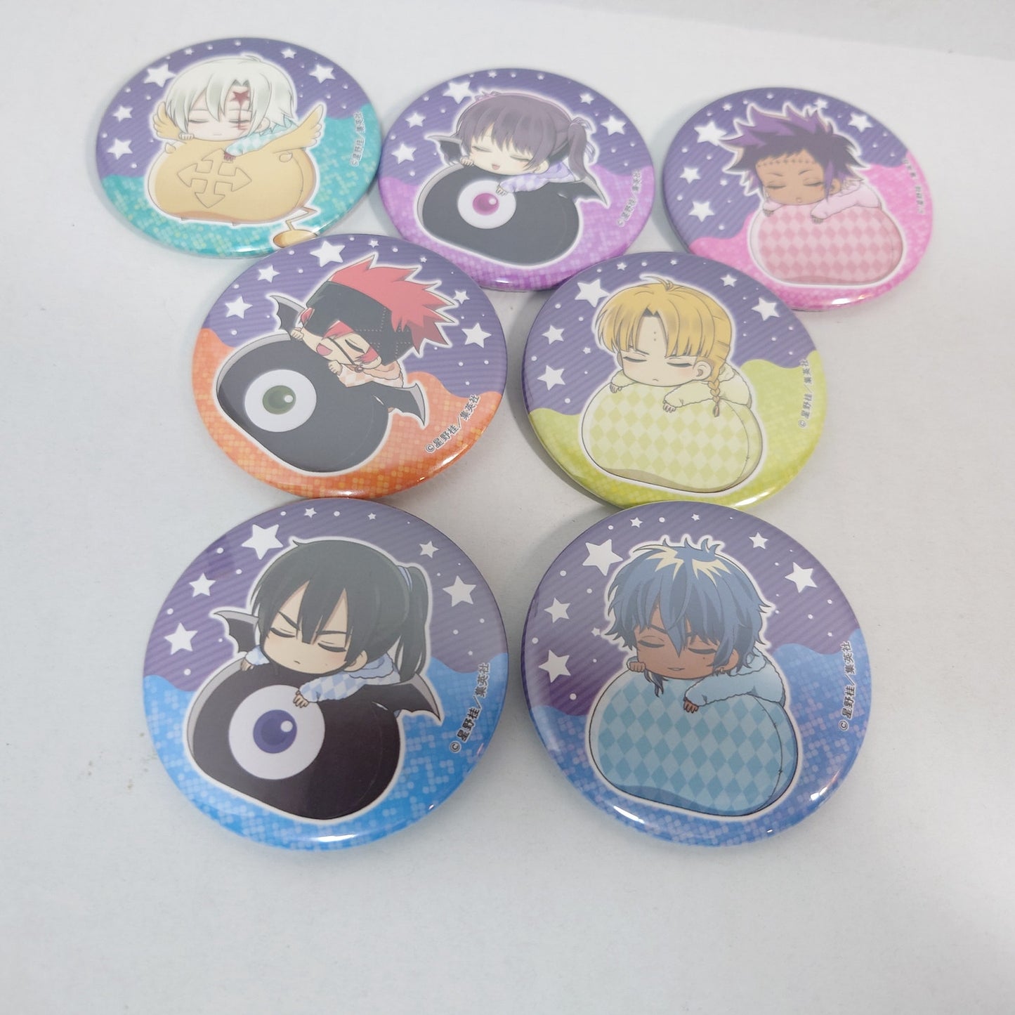 D.Gray-man Badge Pin Set