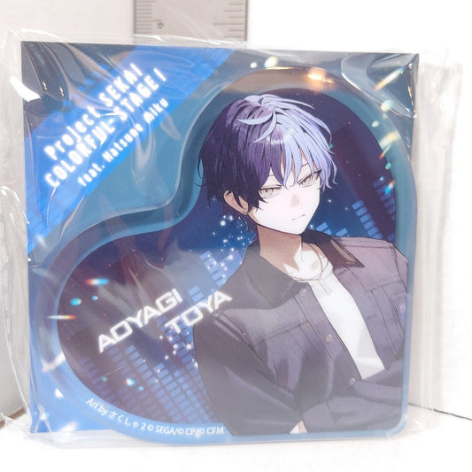 Toya Aoyagi Vivid Bad Squad Project Sekai x ZOZOTOWN Acrylic Block