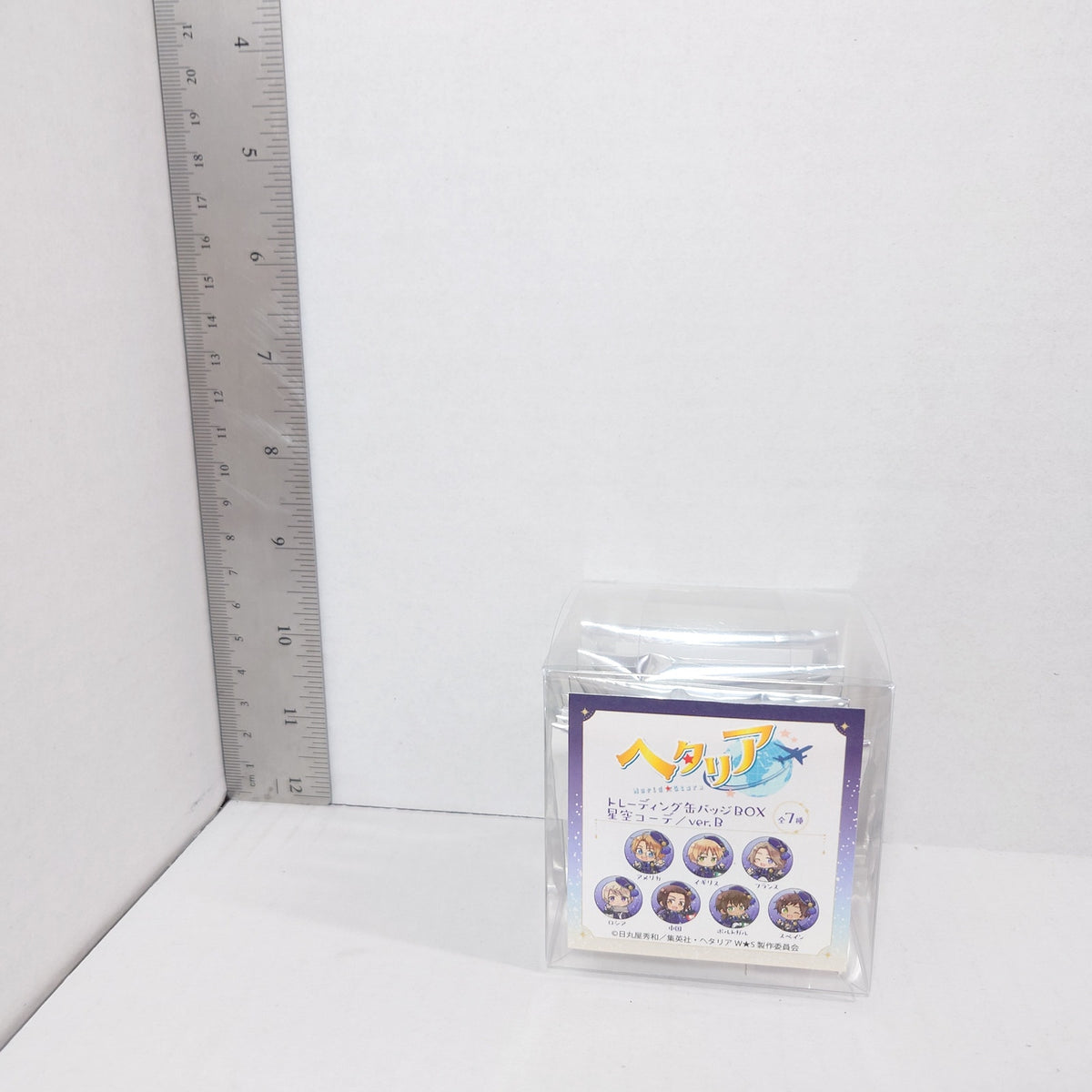 COMPLETE SET Hetalia World Stars Badge Box