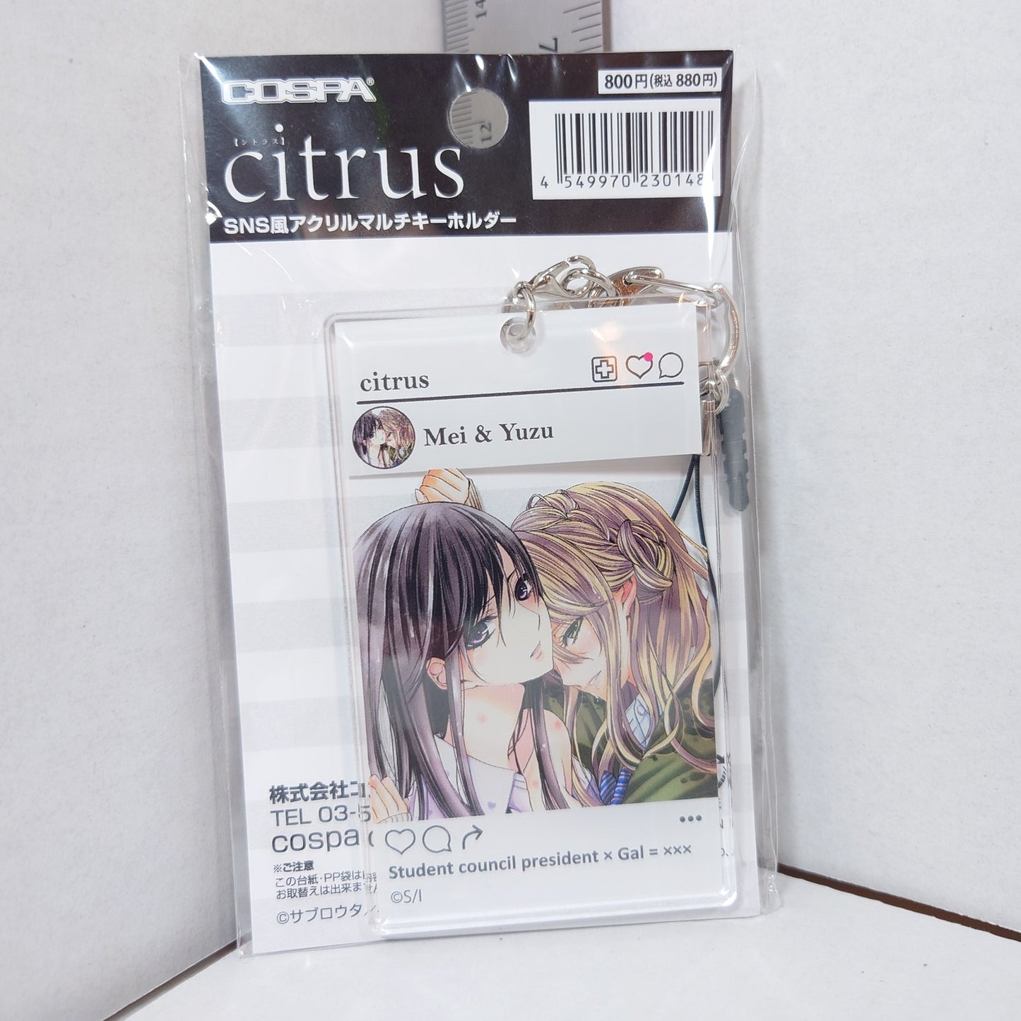 Citrus Acrylic Keychain