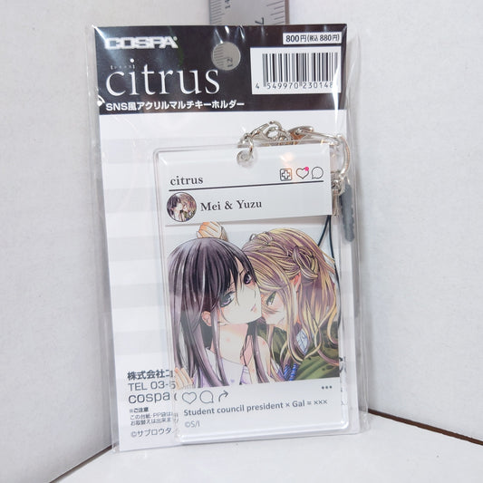 Citrus Acrylic Keychain