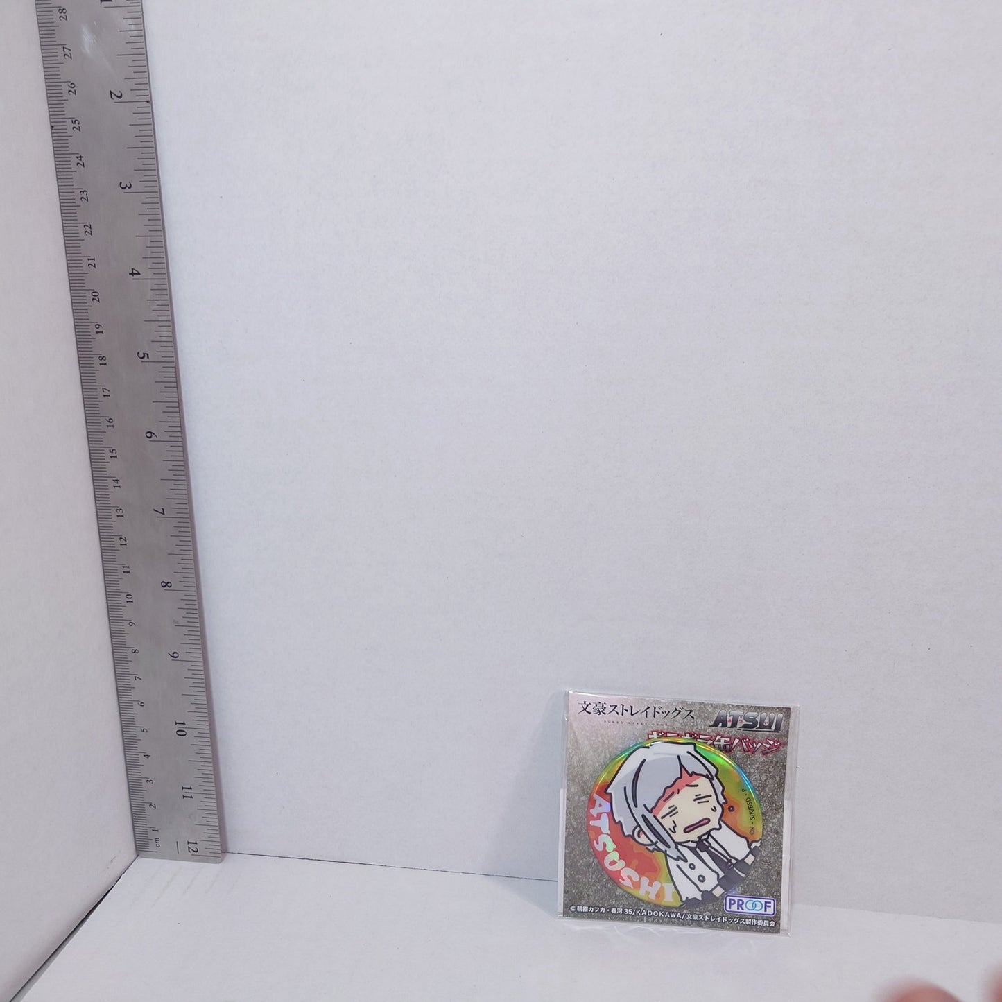 Atsushi Nakajima Bungo Stray Dogs GIRA GIRA Can Badge Pin