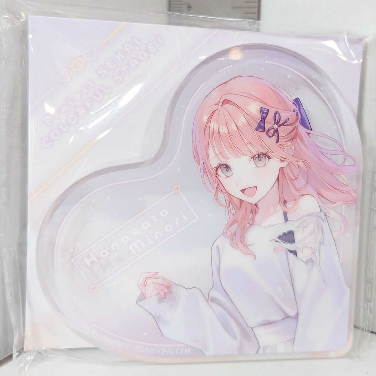 Minori Hanasato MORE MORE JUMP Project Sekai x ZOZOTOWN Acrylic Block