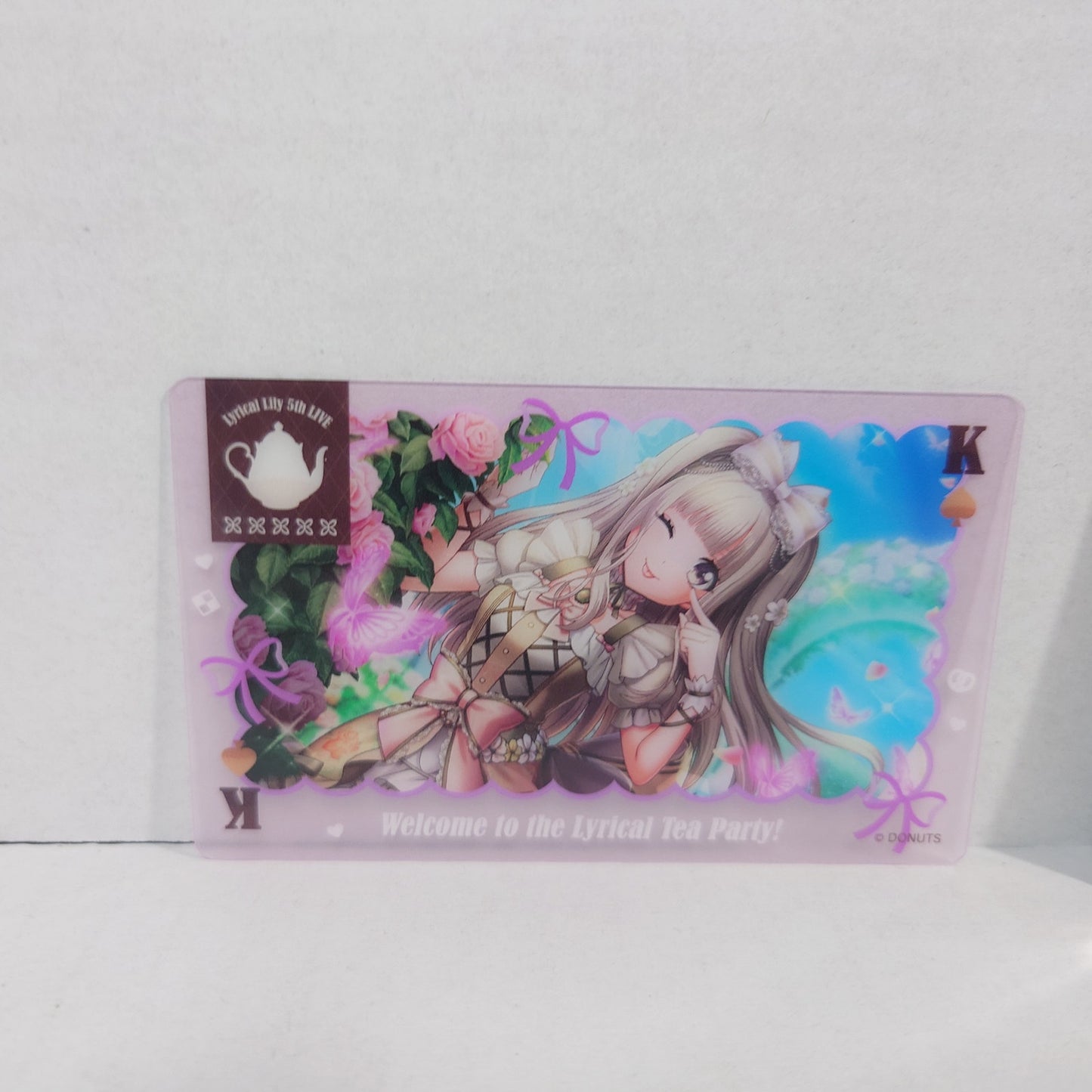 Kurumi Shiratori Lyrical Lily 5th Live D4DJ Plastic Card